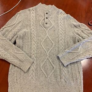 Bob Timberlake Button Neck Sweater sz L